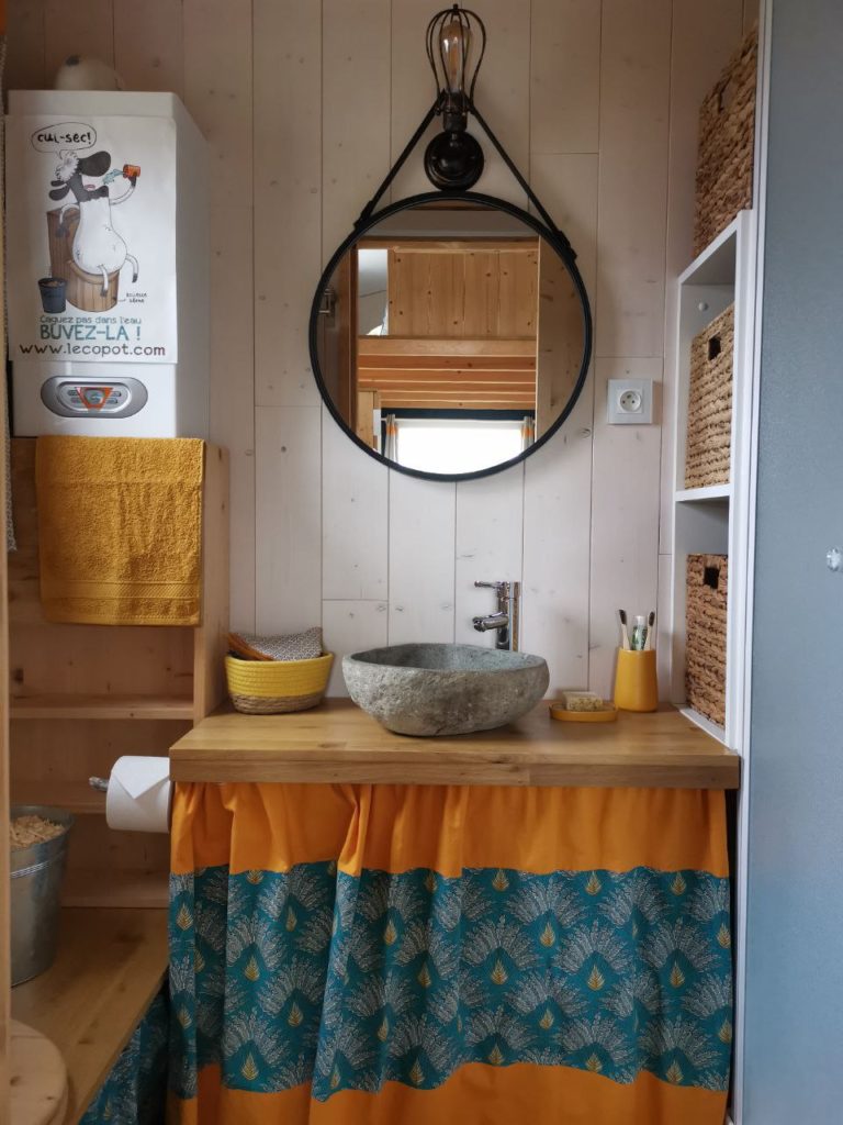 Tiny house-lachenalotte-Salle de bain